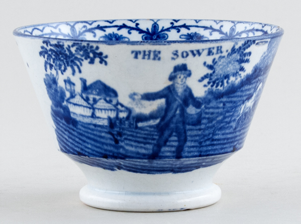Sugar Bowl Ploughman and Sower c1820s